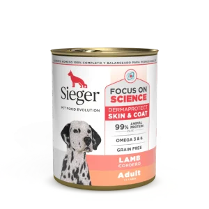 Sieger Dog Derma Cordero Húmedo