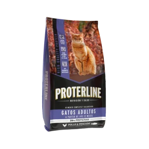 Proterline Gatos Adultos Pescado y Pollo