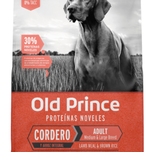 Old Prince Novel cordero y arroz perro adulto raza mediana y grande