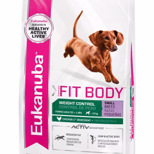 Eukanuba adulto control de peso fit body raza pequeña